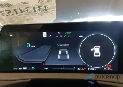 2022 Kia Ev6 Wind из США, поврежденный, VIN KNDC3DLC9N5058765